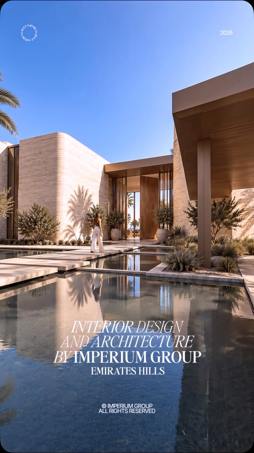𝐕𝐢𝐥𝐥𝐚 𝐢𝐧 𝐄𝐦𝐢𝐫𝐚𝐭𝐞𝐬 𝐇𝐢𝐥𝐥𝐬- 𝐃𝐞𝐬𝐢𝐠𝐧𝐞𝐝 𝐚𝐧𝐝 𝐛𝐮𝐢𝐥𝐭 𝐛𝐲 𝐈𝐦𝐩𝐞𝐫𝐢𝐮𝐦.

Clean geometry, natural materials, control...