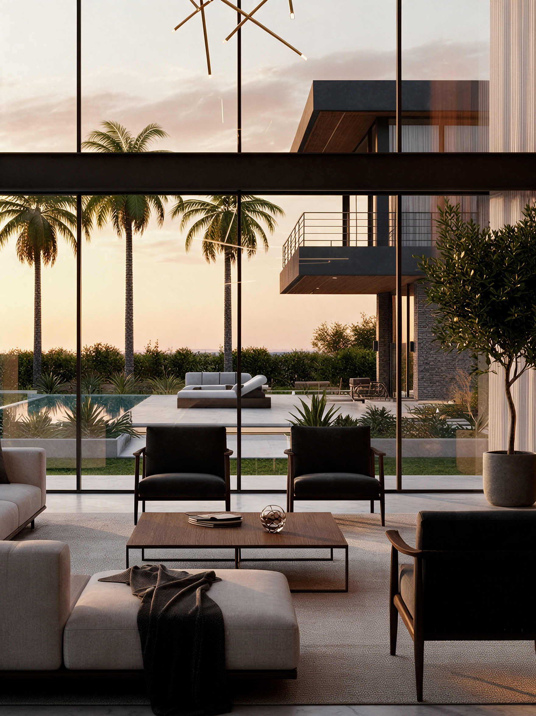 Garden-Facing Lounge
