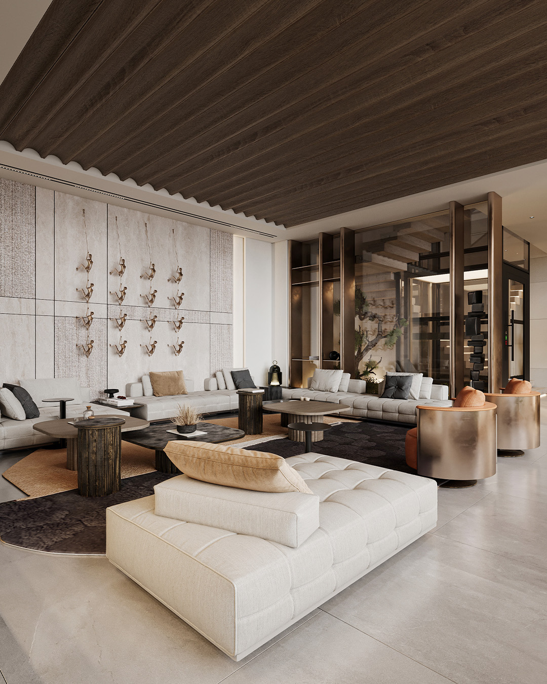 Lounge & Stair Screen