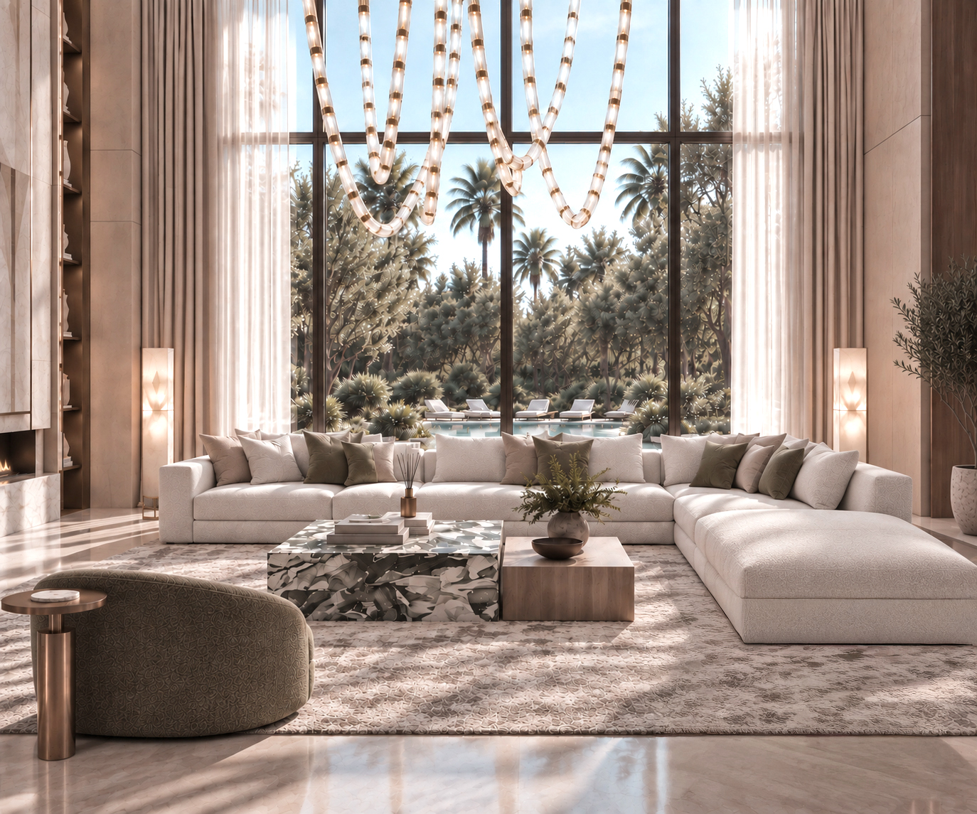 Living Room Garden View