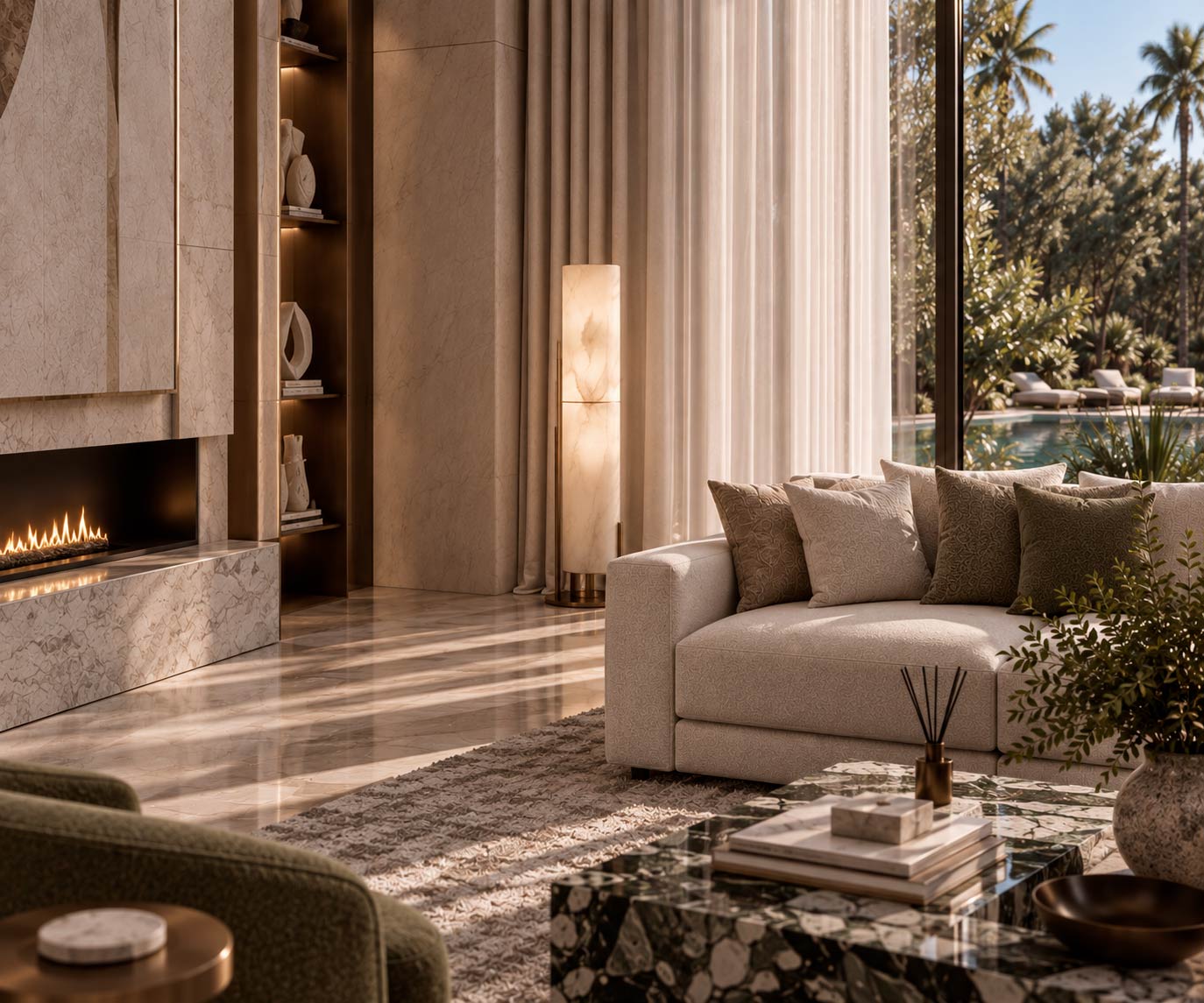 Living Room Fireplace