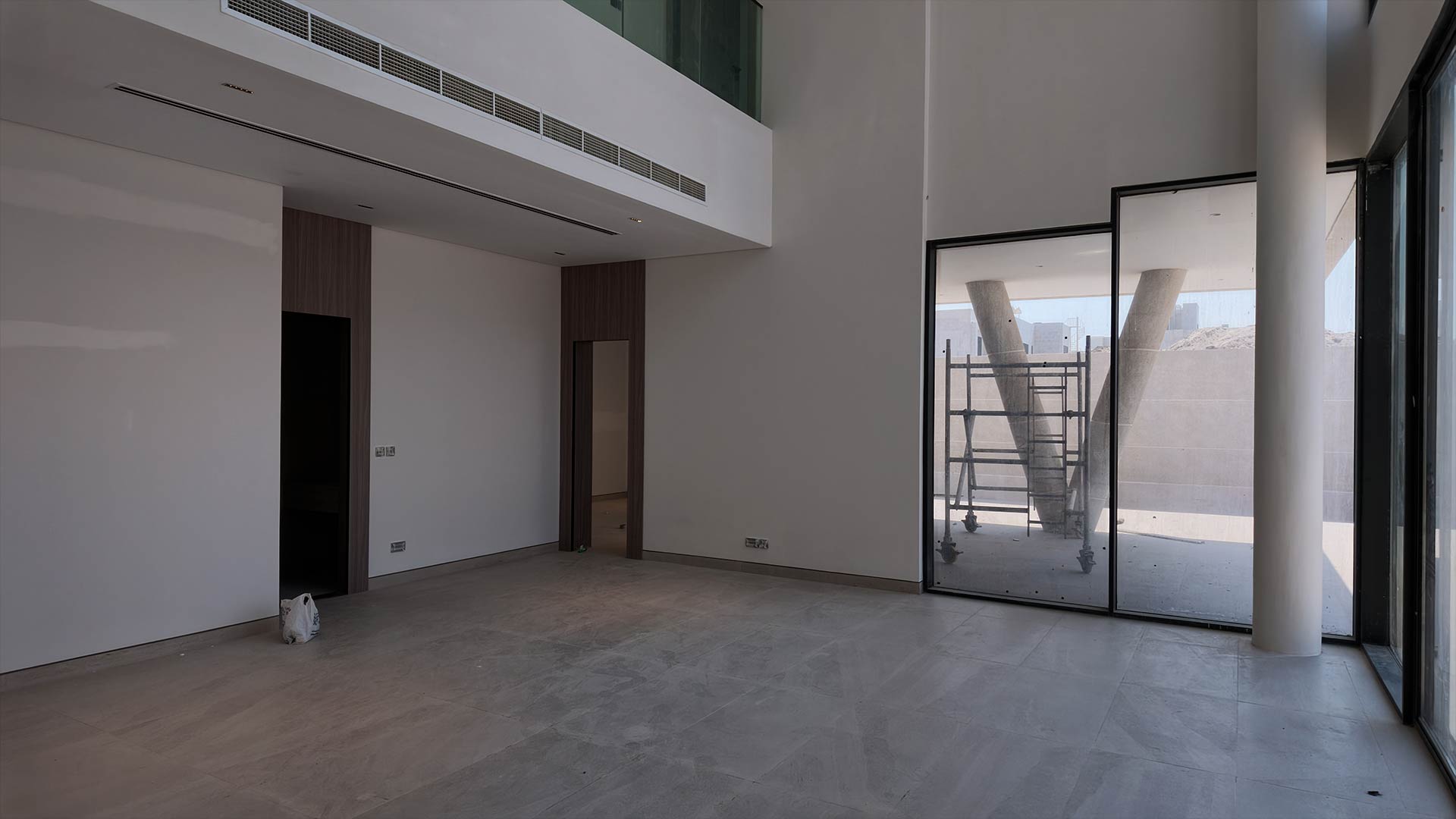 Double-Height Living Room